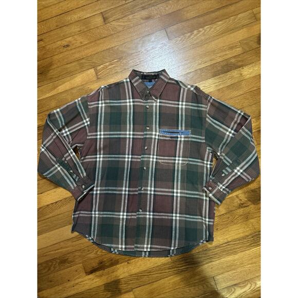 Vintage 90’s Fryday Club by NRK Men's Size Large Heavy 100% Cotton Button Up - Picture 1 of 7